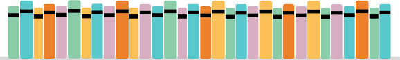 Picture of a row of colorful books
